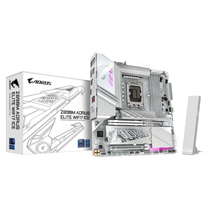 Дънна платка, GIGABYTE GB Z890M AORUS ELITE WF7 ICE - image 4