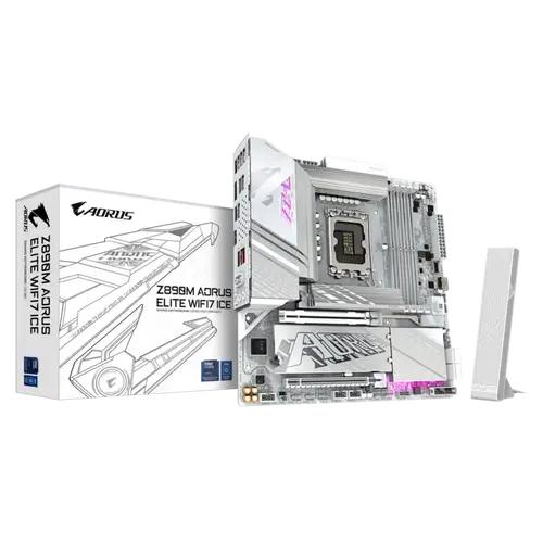 Дънна платка, GIGABYTE GB Z890M AORUS ELITE WF7 ICE - image 4