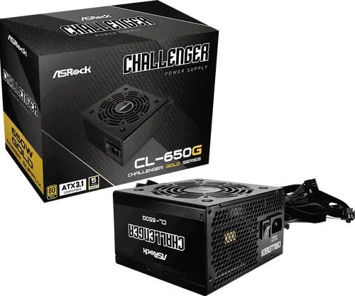 Τροφοδοτικό, PSU ASROCK CHALLENGER 650W GLD - 1