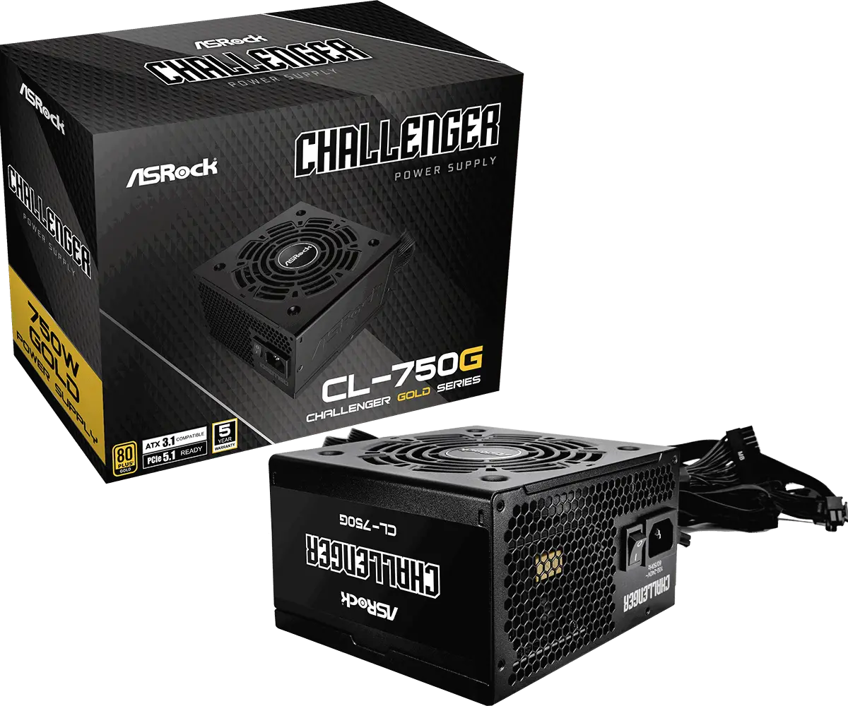 Захранване, PSU ASROCK CHALLENGER 750W GLD