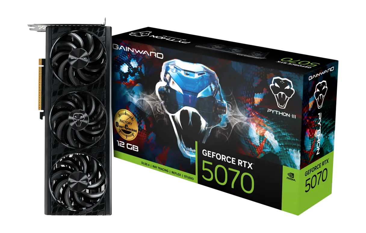 Видео карта, GAINWARD GW RTX5070 PYTHON III OC 12 - image 6