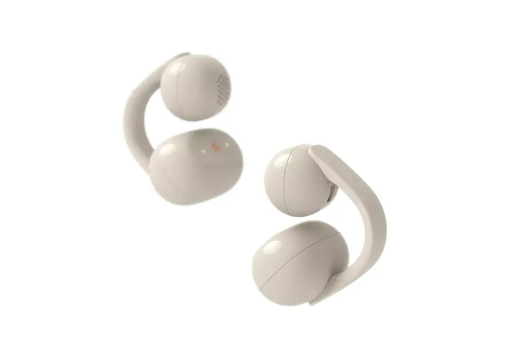 Căști, Sony LinkBuds Clip WF-LC900 TWS Open-ear Earbuds, greige