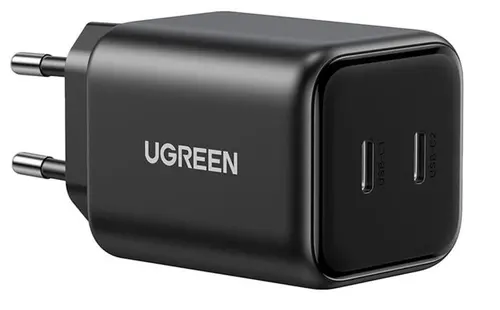 ЗАРЯДНО УСТРОЙСТВО X526 220V 2xUSB-C 45W GaN mini UGREEN - ЧЕРЕН - image 1