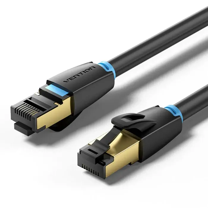 Vention Καλώδιο LAN SFTP Cat.8 Patch Cable - 5.0M Μαύρο 40Gbps - IKABJ