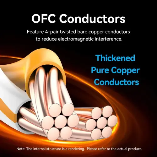 Vention Кабел LAN SFTP Cat.8 Patch Cable - 5.0M Black 40Gbps - IKABJ - image 5