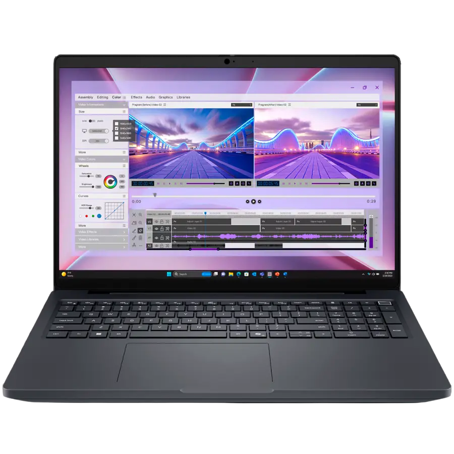 Dell Pro Max 16 (MC16250), Intel Core Ultra 7 265H vPro(16C, 16T, 24MB, up to 5.3GHz), 16.0" FHD+(1920x1200) Non-Touch, 16GB(2x8GB) DDR5, 512GB M.2 SSD, Nvidia RTX500 6GB, WiFi+BT, IR Cam+Mic, BG Backlit KBD, FPR, Ubuntu, 3Y Basic Onsite