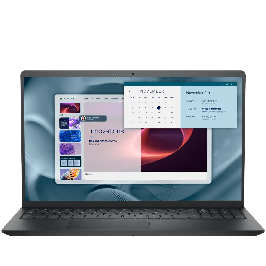 Dell Pro 15 Essential (PV15250), Intel Core 3 100U(6C, 8T, 10MB, up to 4.7GHz), 15.6" FHD(1920x1080) WVA LED, 16GB(1x16GB) DDR5, 512GB M.2 SSD, UHD Graphics, WiFi+BT, Cam+Mic, BG Non Backlit KBD, FPR, Ubuntu, 3Y ProSupport
