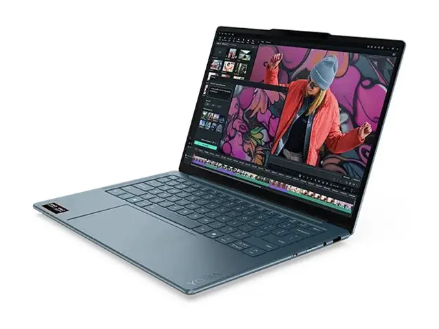 LENOVO Yoga Slim 7 AMD Ryzen AI 7 350 14inch 2.8K OLED 500N 120Hz 32GB DDR5 1TB W11H Tidal Teal - image 1