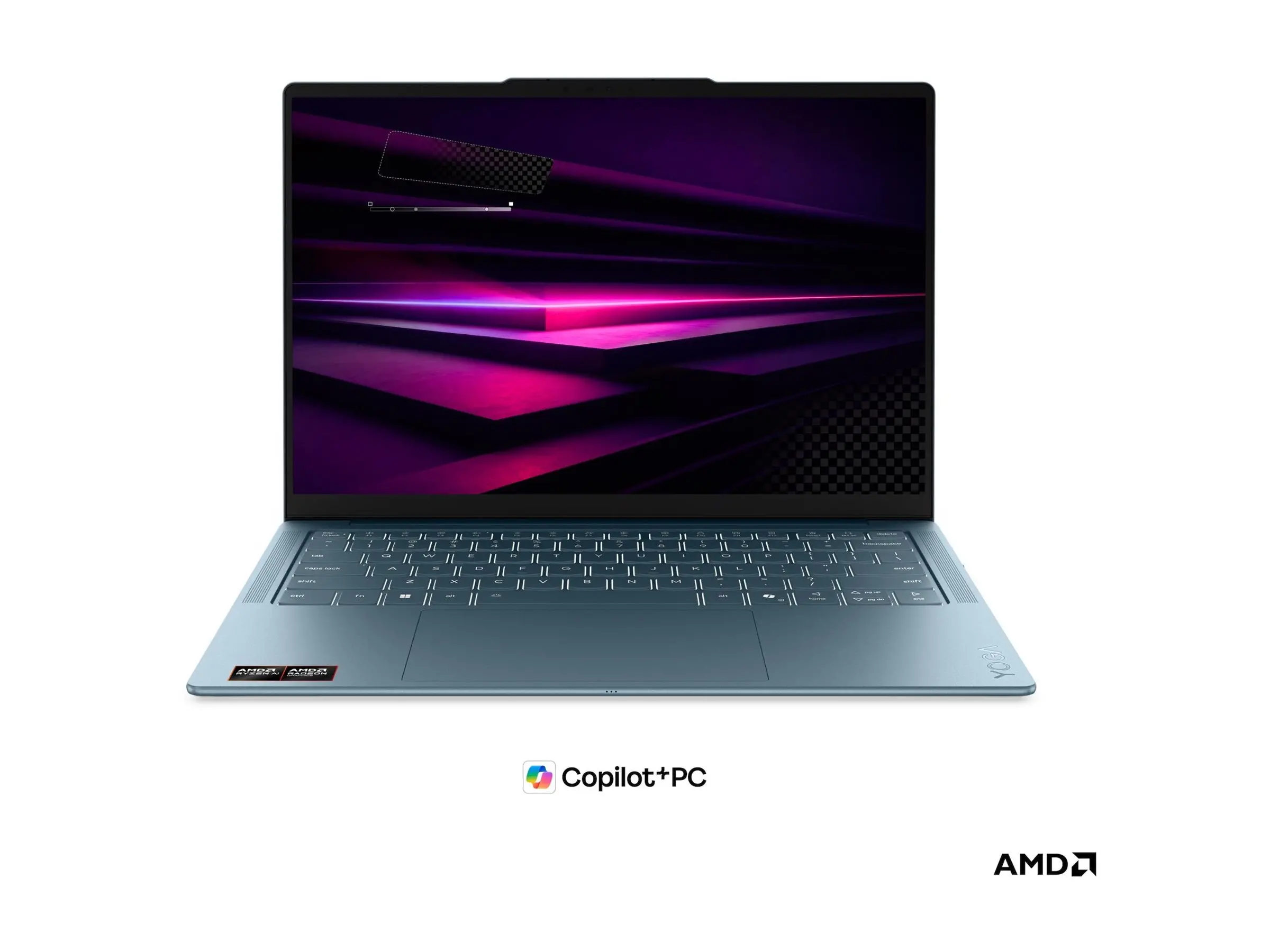 LENOVO Yoga Slim 7 AMD Ryzen AI 7 445 14inch 2.8K OLED 500N Touch 32GB DDR5 1TB W11H Tidal Teal 3y - image 1