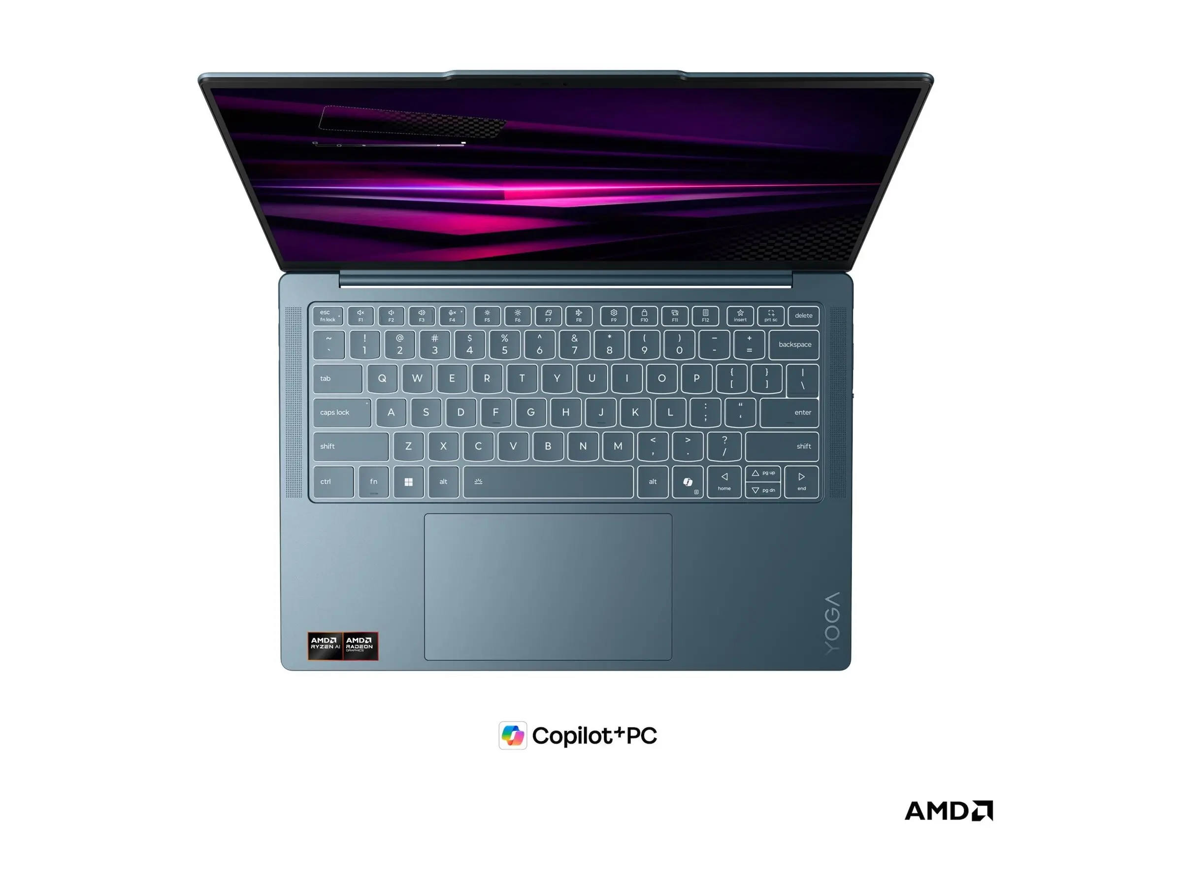 LENOVO Yoga Slim 7 AMD Ryzen AI 7 445 14inch 2.8K OLED 500N Touch 32GB DDR5 1TB W11H Tidal Teal 3y - image 10