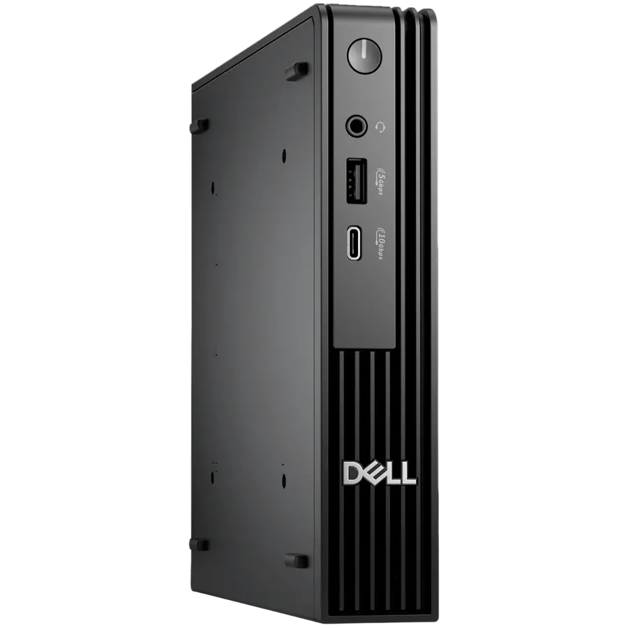 Dell Pro Micro (QCM1250), Intel Core i3-14100T(4C, 8T, 12MB, up to 4.4GHz), 8GB(1x8GB) DDR5, 512GB M.2 SSD, Integrated Graphics, WiFi+BT, BG KBD+Mouse, Ubuntu, 3Y ProSupport