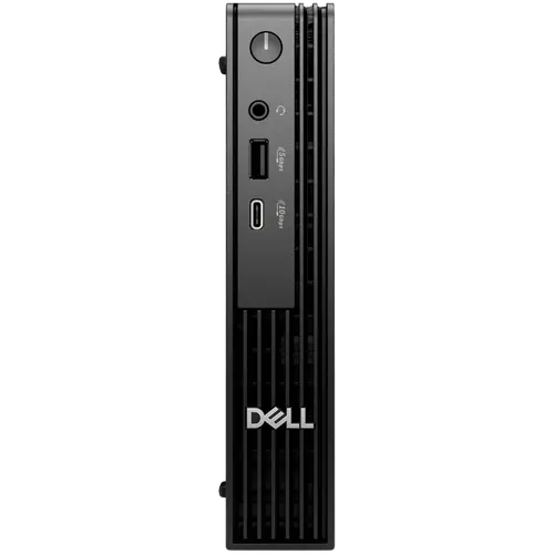 Dell Pro Micro (QCM1250), Intel Core i3-14100T(4C, 8T, 12MB, up to 4.4GHz), 8GB(1x8GB) DDR5, 512GB M.2 SSD, Integrated Graphics, WiFi+BT, BG KBD+Mouse, Ubuntu, 3Y ProSupport - image 1