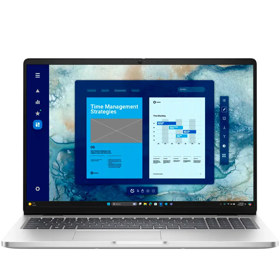 Dell Pro 16 (PC16250), Intel Core Ultra 7 255U(12C, 14T, 12MB, up to 5.2GHz), 16.0" FHD+(1920x1200) Non-Touch, 16GB(1x16GB) DDR5, 512GB M.2 SSD, Integrated Graphics, WiFi+BT, IR Cam+Mic, BG Backlit KBD, Ubuntu, 3Y Basic Onsite