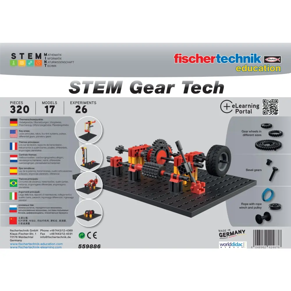 Set de construcție STEM ANGRENAJE
