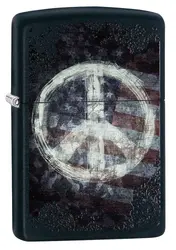 Запалка Zippo Peace on Flag