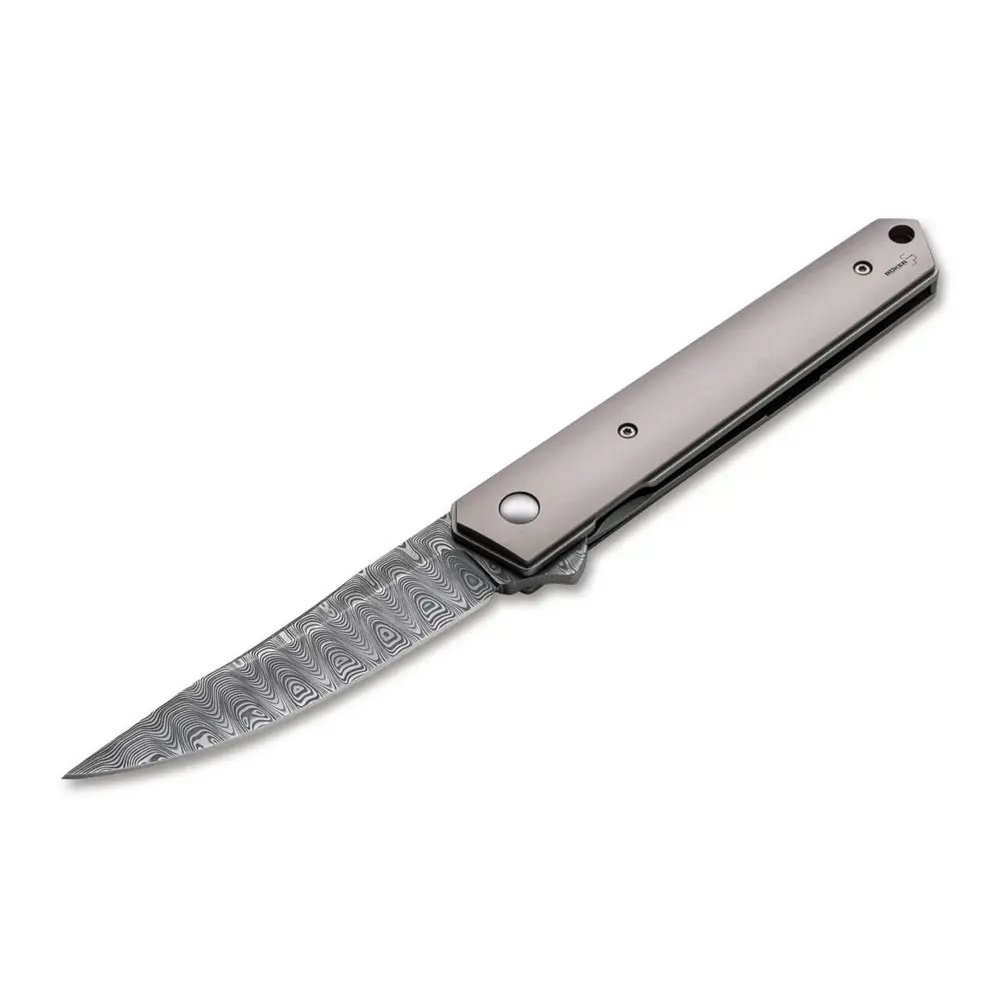 Джобен нож Boker Plus Kwaiken Flipper Damascus
