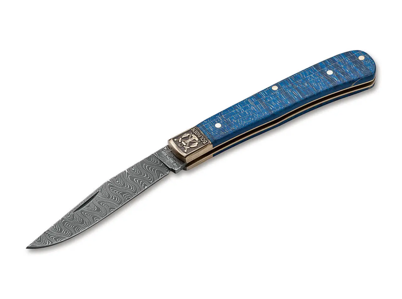 Джобен нож Boker Solingen Annual Damascus 2021