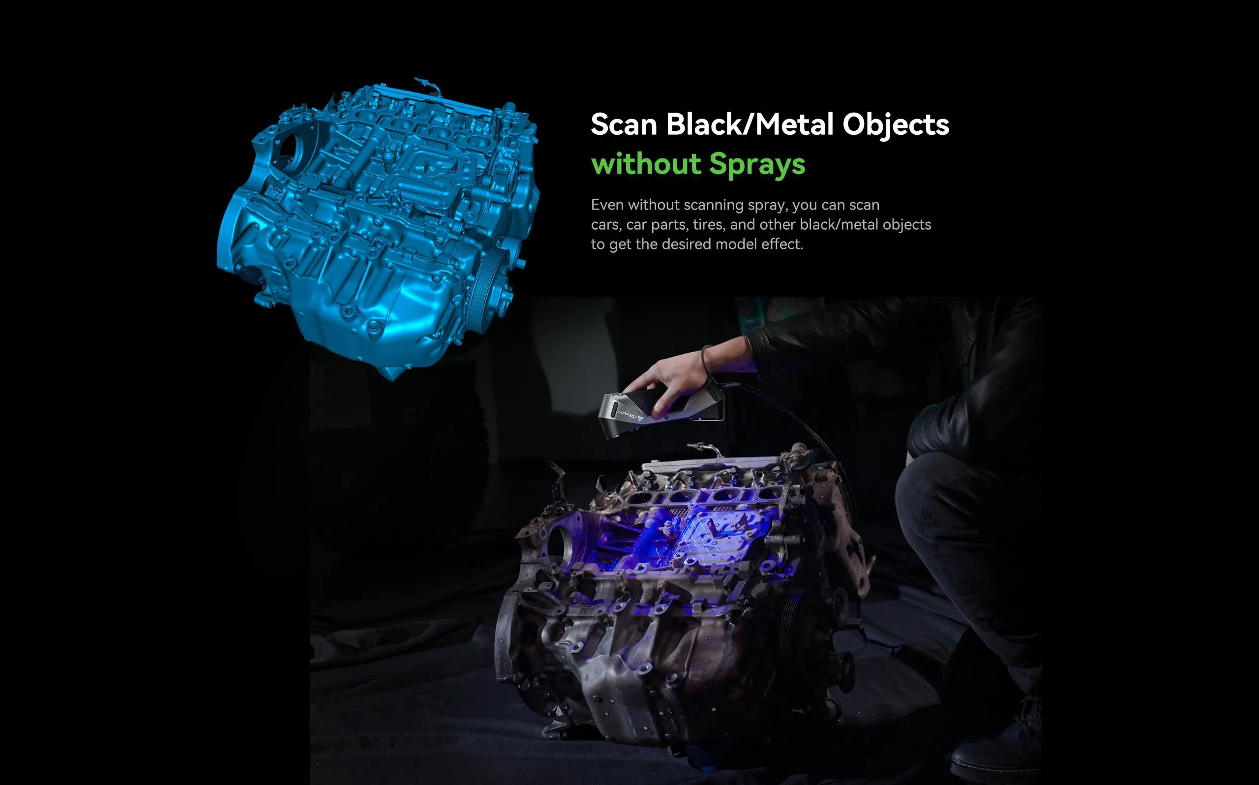 3D скенер Creality CR-Scan Raptor - image 5