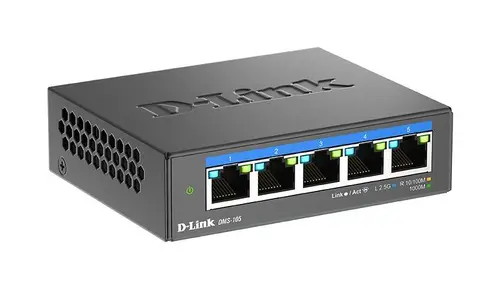 Суич D-Link DMS-105/E, 5 портов 2.5G Multi-Gigabit - image 1