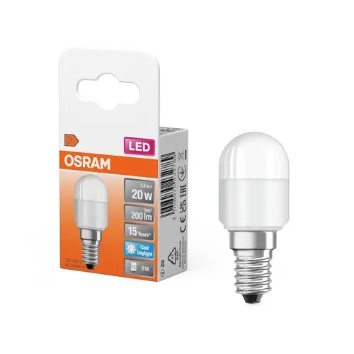 СПЕЦИАЛНА LED ЛАМПА ЗА ХЛАДИЛНИК SPECIAL T26 Frosted 20 non-dim 2,3W/865 E14 LEDVANCE СПЕЦИАЛНА LED ЛАМПА ЗА ХЛАДИЛНИК SPECIAL T26 Frosted 20 non-dim 2,3W/865 E14 LEDVANCE