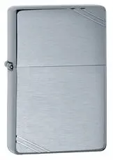 Запалка Zippo, Brushed Chrome Vintage with Slashes Запалка Zippo, Brushed Chrome Vintage with Slashes
