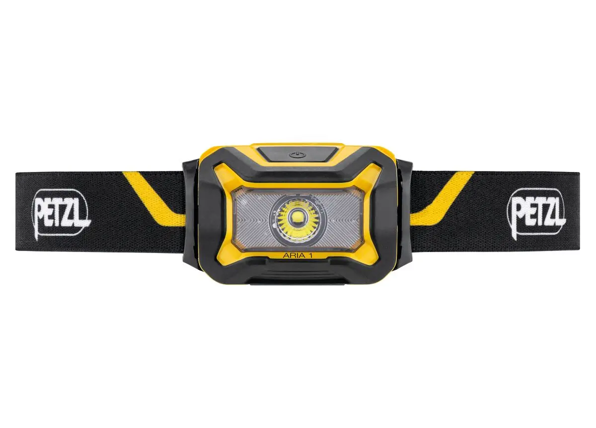 Челник PETZL ARIA 1 2026, 350 Лумена, Черно/Жълто - image 1