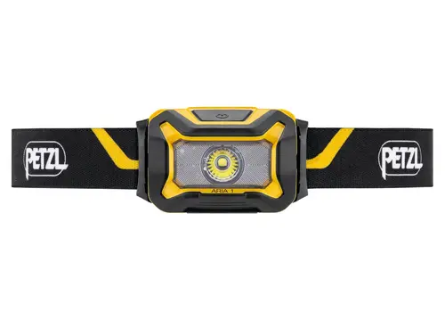 Lanternă frontală PETZL ARIA 1 2026, 350 Lumeni, Negru/Galben - 2