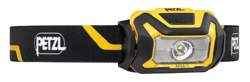 Lanternă frontală PETZL ARIA 1 2026, 350 Lumeni, Negru/Galben - 3