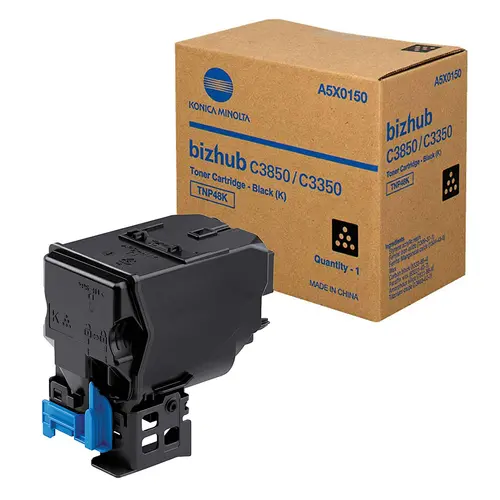 Γνήσιο τόνερ για Konica Minolta bizhub C3350/C3850/C3850FS - Toner - TNP48K (TNP-48K) / A5X0150 - Black - PN A5X0150 - 1