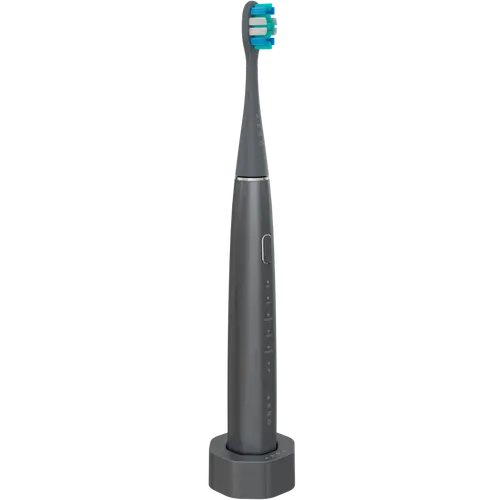 Periuță de dinți fără fir, Gri, 3 capete de periere, 1400mAh, Funcție: Delicat, Curățare, Masaj, Albire, Măturare - 3