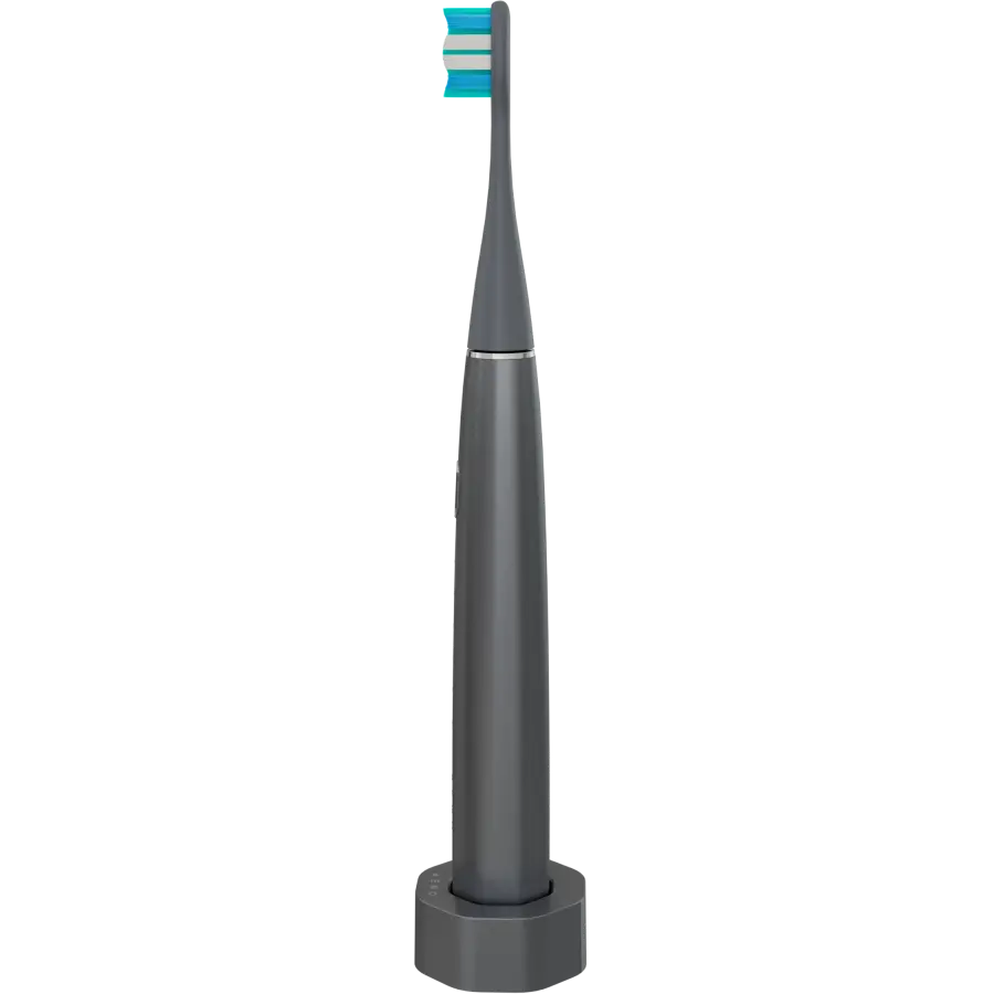Wireless Tooth Brush, Grey, 3 Brush Heads, 1400mAh, Function: Soft, Clean, Massage, White, Sweep - image 5