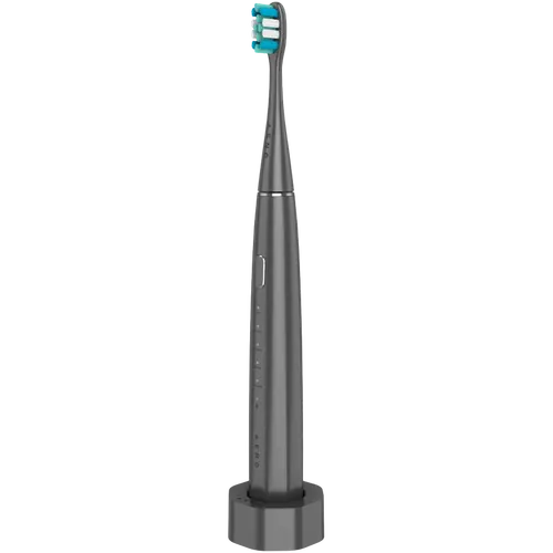 Wireless Tooth Brush, Grey, 3 Brush Heads, 1400mAh, Function: Soft, Clean, Massage, White, Sweep