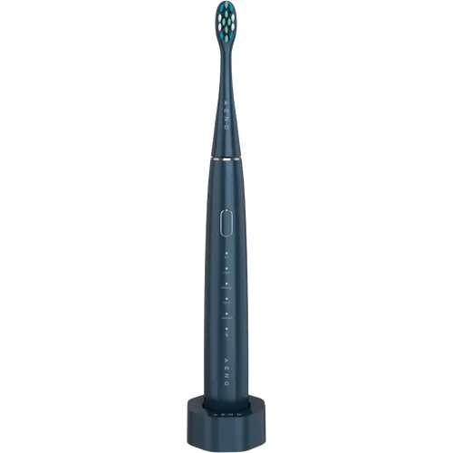 Wireless Tooth Brush, Navy Blue, 3 Brush Heads, 1400mAh, Function: Soft, Clean, Massage, White, Sweep - image 1