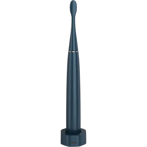Wireless Tooth Brush, Navy Blue, 3 Brush Heads, 1400mAh, Function: Soft, Clean, Massage, White, Sweep - image 2