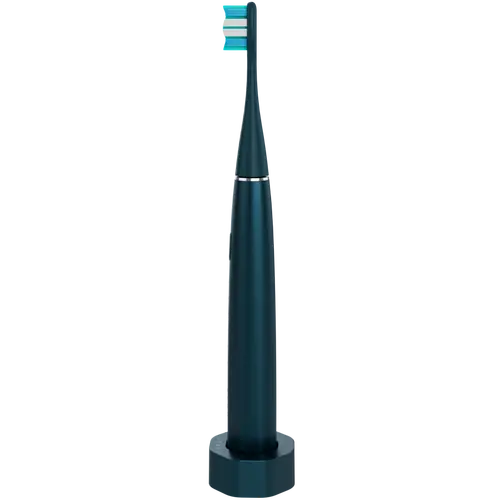 Wireless Tooth Brush, Navy Blue, 3 Brush Heads, 1400mAh, Function: Soft, Clean, Massage, White, Sweep - image 5