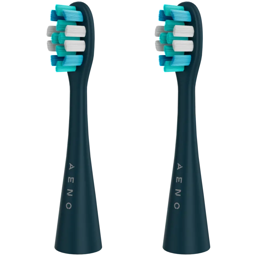 Wireless Tooth Brush, Navy Blue, 3 Brush Heads, 1400mAh, Function: Soft, Clean, Massage, White, Sweep - image 6