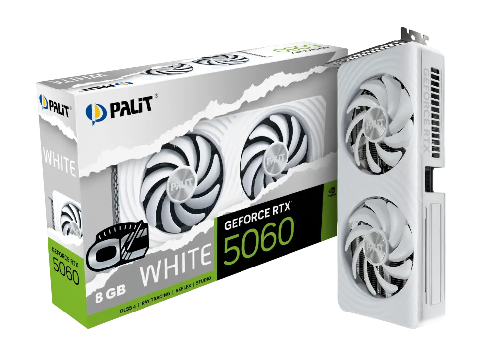Видео карта, PALIT RTX5060 WHITE OC 8G - image 6