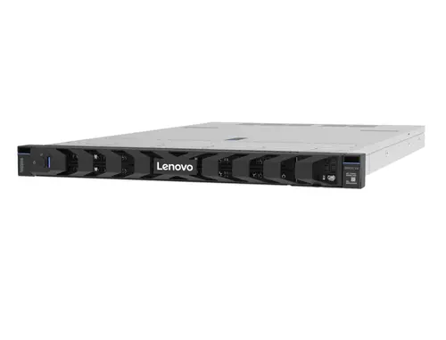 Сървър, Lenovo ThinkSystem SR630 V4, 1xIntel Xeon 6515P 16C 2.3GHz 150W, 1x32GB 2Rx8, ThinkSystem RAID 940-8i 4GB Flash PCIe Gen4 12Gb Adapter, 2x1300W, 10x2.5" Chassis(Standard)
