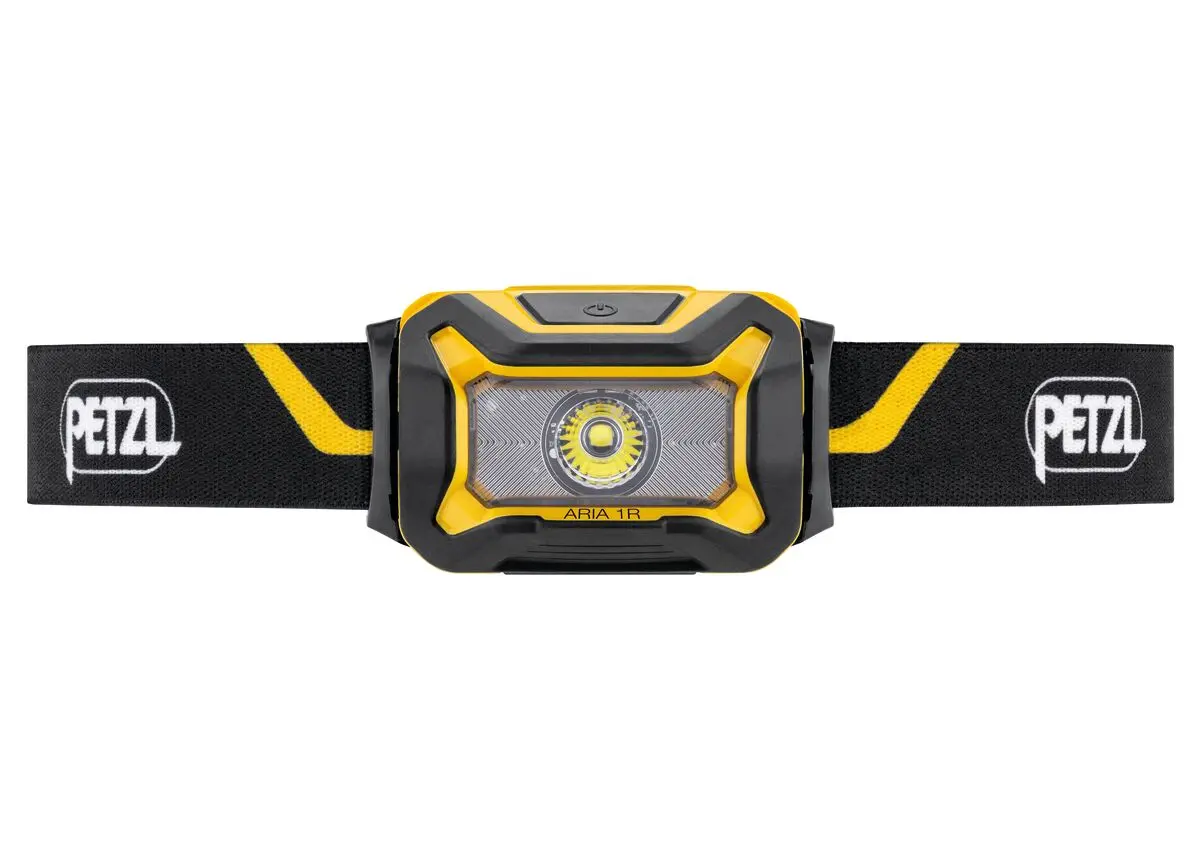 Челник PETZL ARIA 1R 2026, 475 Лумена, Черен/Жълт - image 1