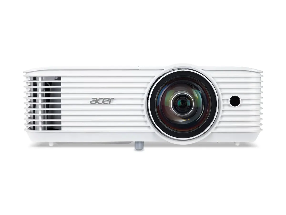 Мултимедиен проектор, Acer Projector S1287n, DLP, Short Throw 0.6, XGA (1024x768), 4000 ANSI Lumens, 20 000:1, 1x, HDMI 2x1.4b, DC Out (5V/1A, USB-A), Component Video (D-sub), RCA, RG-45, RS232, Audio in/out, Speaker 16W, 3.1 kg, 3Y, White