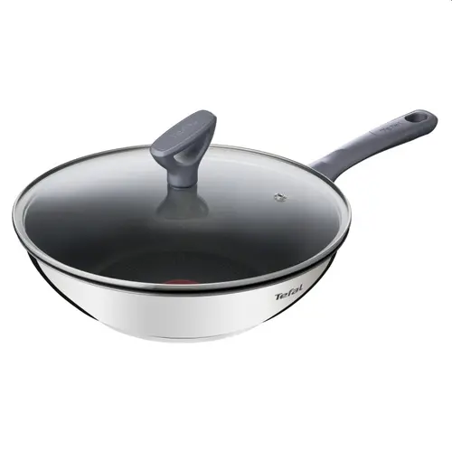 Tigaie, Tefal G7309955, DAILY COOK tigaie wok 28 + capac - 1