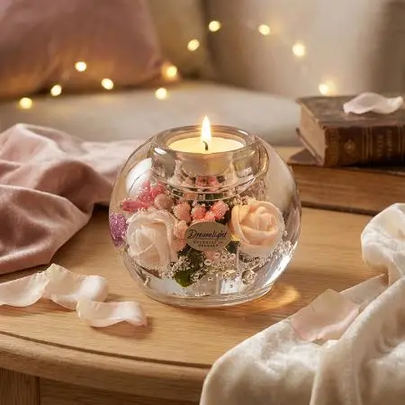 Стъклен свещник Little Rose - image 1