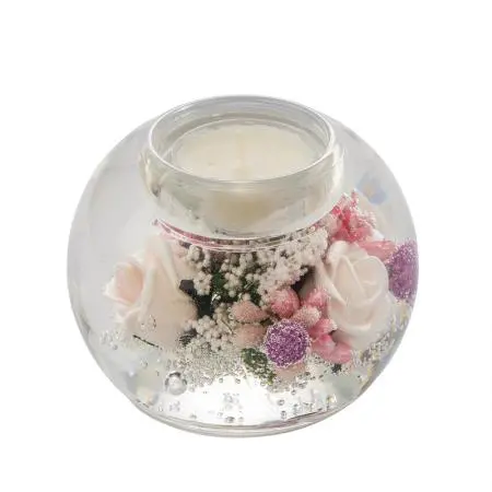 Стъклен свещник Little Rose - image 3