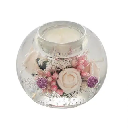 Стъклен свещник Little Rose - image 4