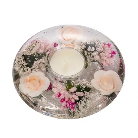 Стъклен свещник Little Rose - image 3