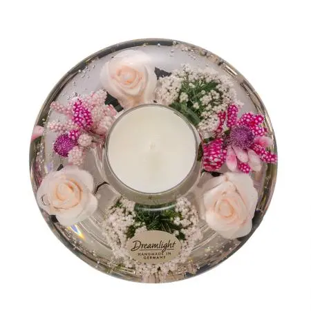 Стъклен свещник Little Rose - image 3