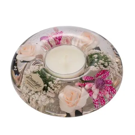 Стъклен свещник Little Rose - image 5