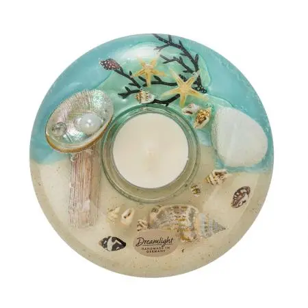 Стъклен свещник Coral Beach - image 1