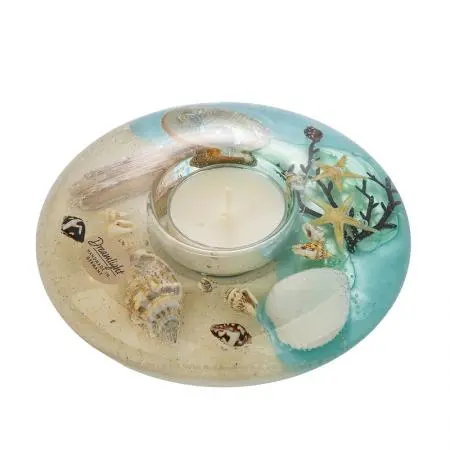 Стъклен свещник Coral Beach - image 3