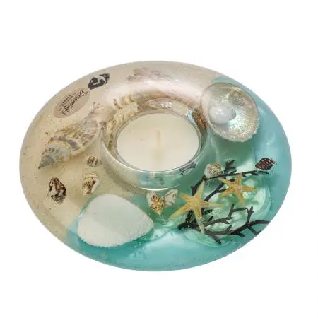 Стъклен свещник Coral Beach - image 4